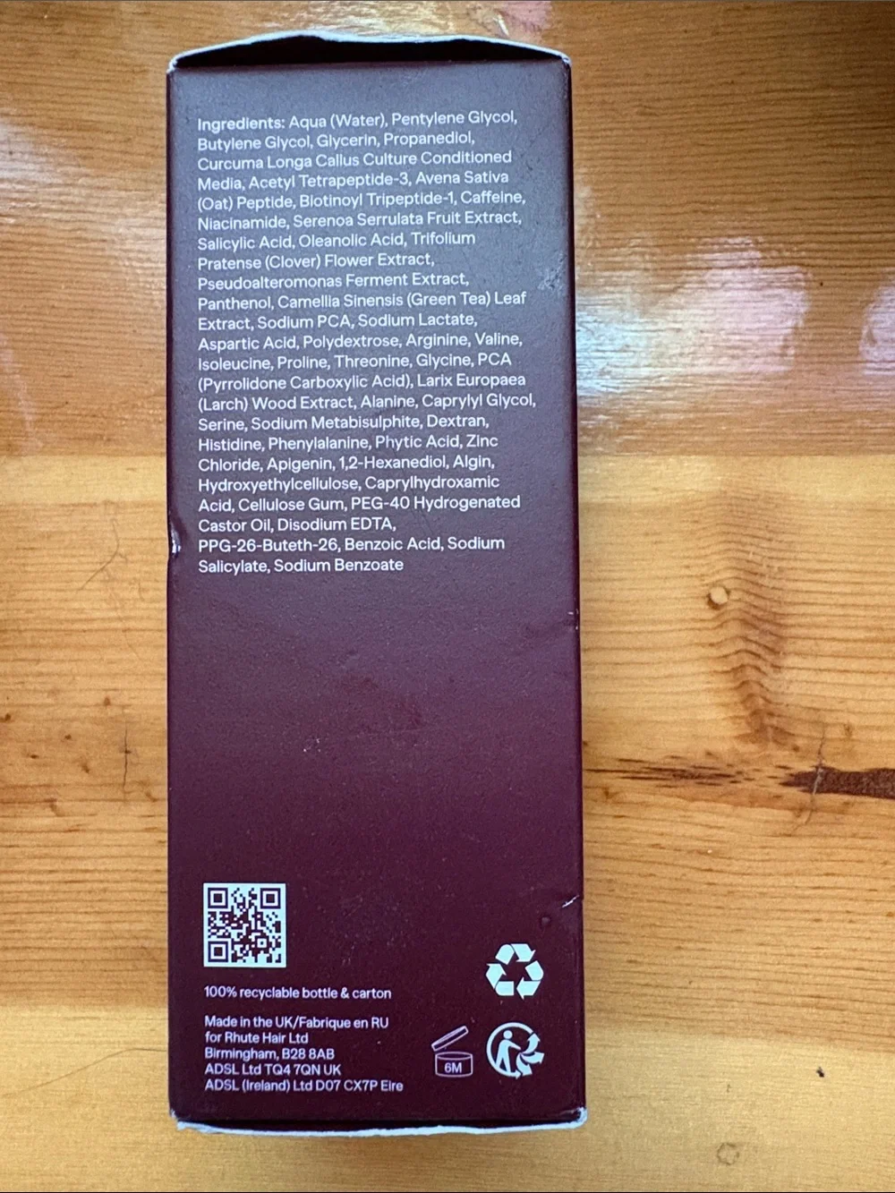 Rhute Density + Repair Scalp Serum - Burgundy